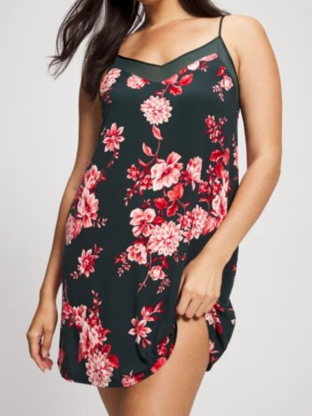 NWT Soma COOL NIGHTS Mesh Trim Chemise